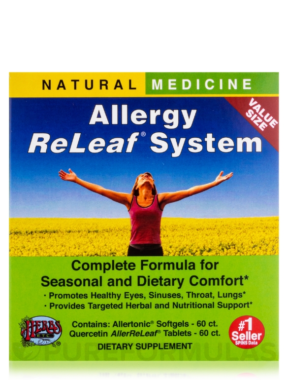 Allergy ReLeaf® System - 2 Bottles - 60 ct bottles (Allertonic® & Quercetin AllerReLeaf®) - Alternate View 3