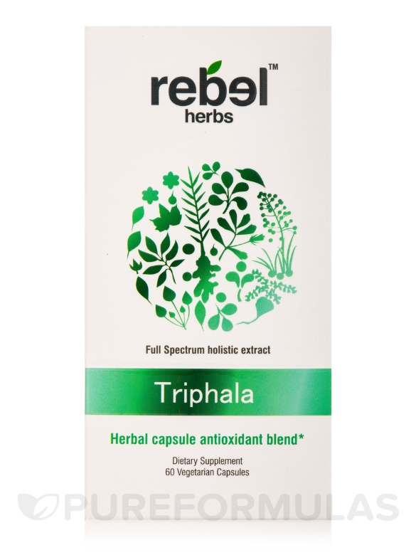 Triphala Capsules - 60 Vegetarian Capsules - Alternate View 2