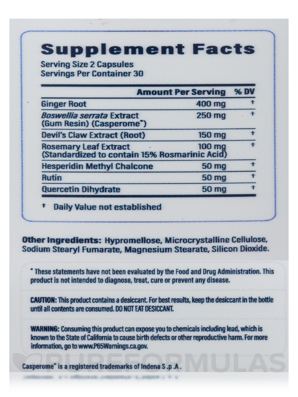 Inflavinol - 60 Capsules - Alternate View 4