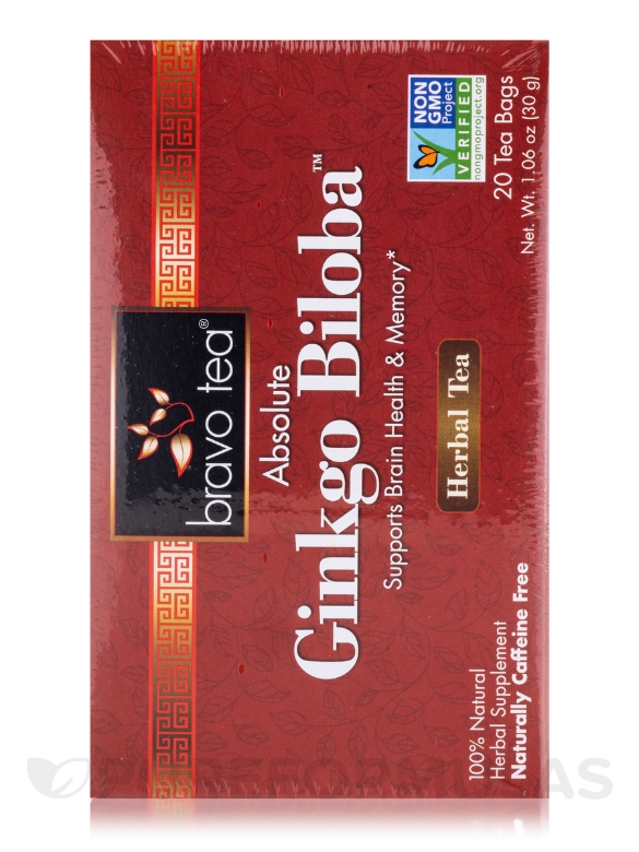 Absolute Gingko Biloba™ Herbal Tea - 20 Tea Bags - Alternate View 3