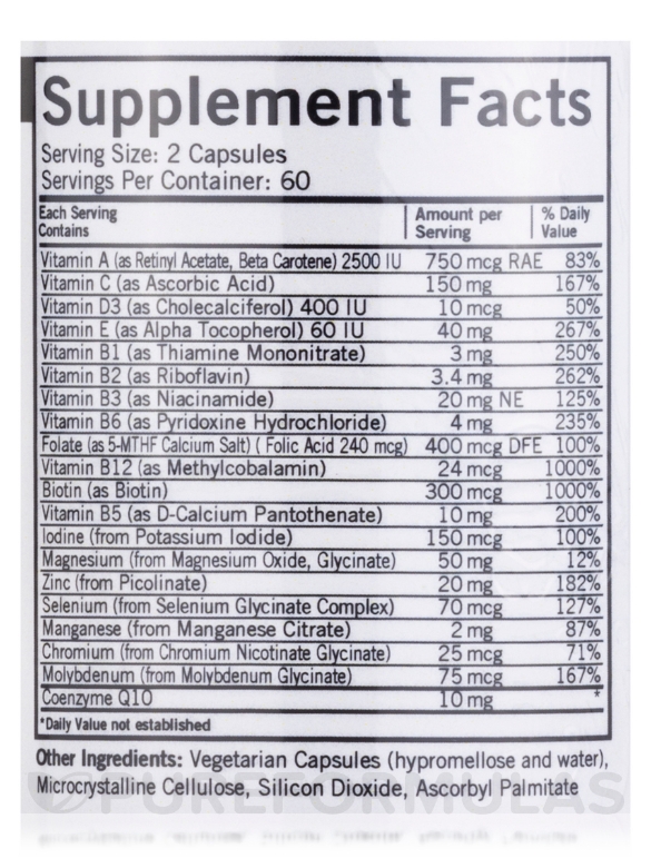 Children's Multivitamin & Mineral with 5-MTHF - 120 Capsules - Alternate View 3