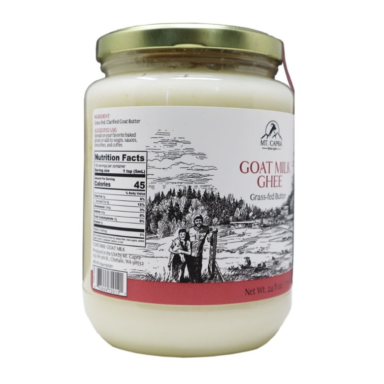 Goat Milk Ghee (Grass-Fed Butter) - 24 fl. oz (710 ml) - Alternate View 1