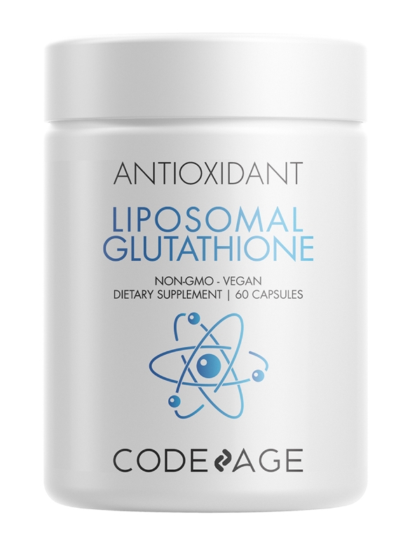 Codeage Liposomal L-Glutathione - Reduced Glutathione Antioxidant Supplement - 60 Capsules