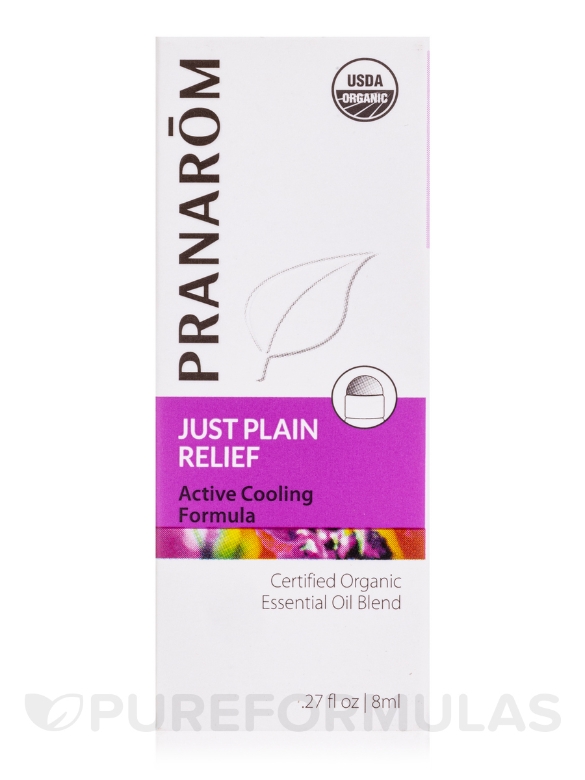 Wellness Blend - Organic Just Plain Relief Roller Essential Oil Blend - 0.27 fl. oz (8 ml) - Alternate View 3