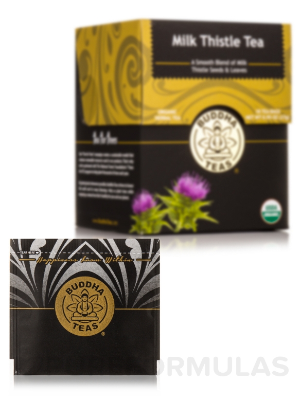 Organic Milk Thistle Tea - 18 Tea Bags - Alternate View 1