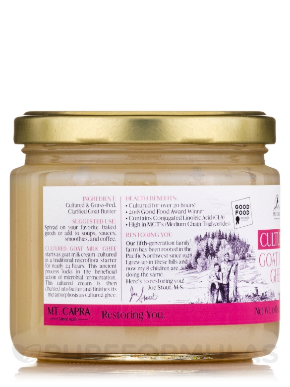 Cultured Goat Milk Ghee - 10 fl. oz (296 ml) - Alternate View 2