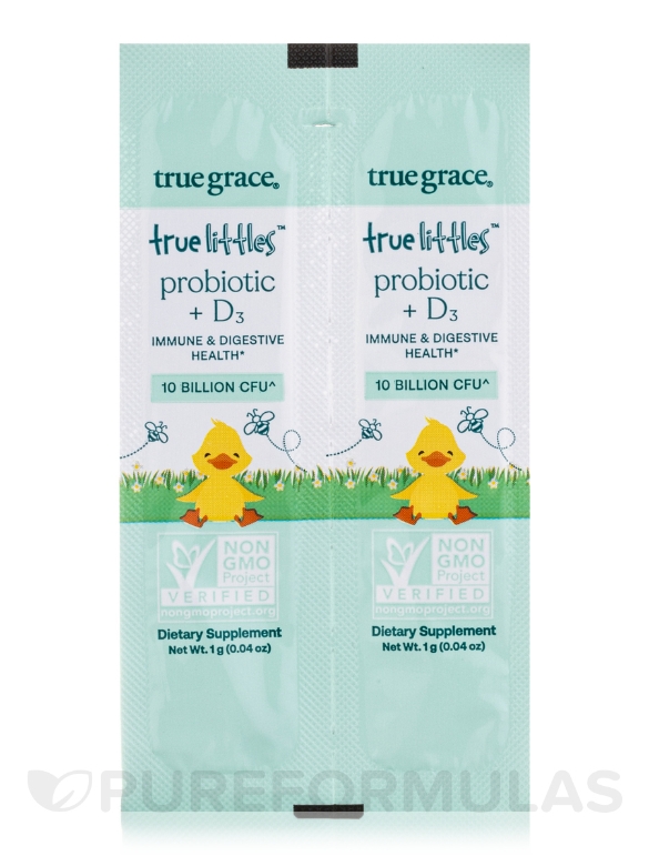 True Littles™ Probiotic + D3 - 30 Individual Stick Packs - Alternate View 2