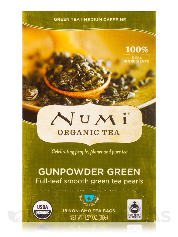 Gunpowder Green Tea - 18 Tea Bags - Alternate View 1