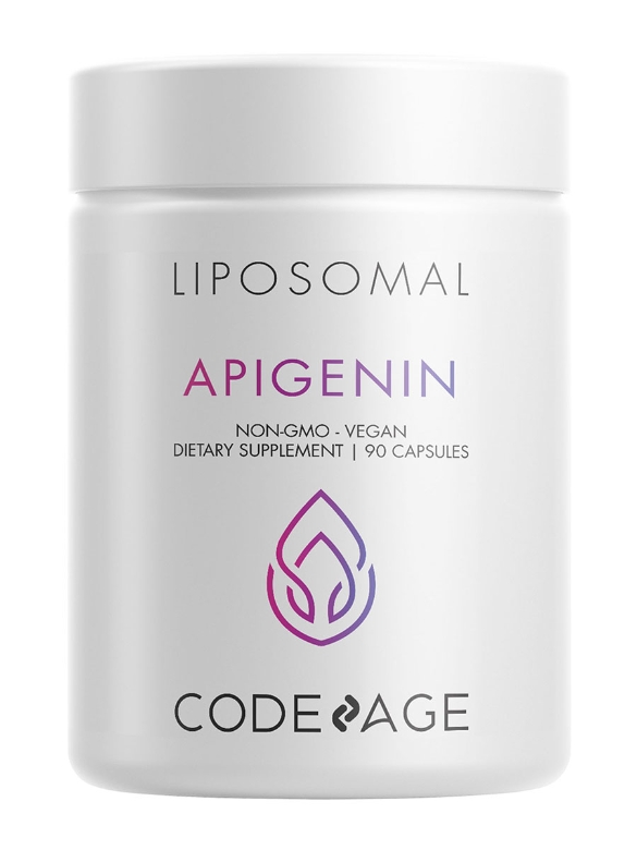 Codeage Liposomal Apigenin Supplement - Flavonoid Chamomile Extract - 3 Month Supply - 90 Capsules