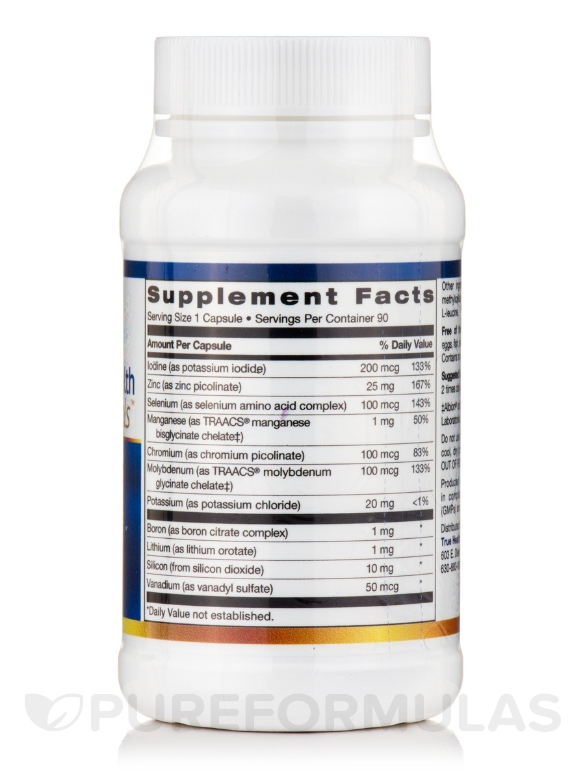 True Minerals - 90 Capsules - Alternate View 1