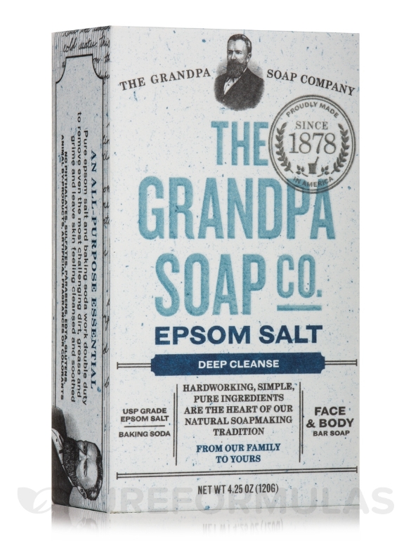 Epsom Salt Bar Soap - 4.25 oz (120 Grams)