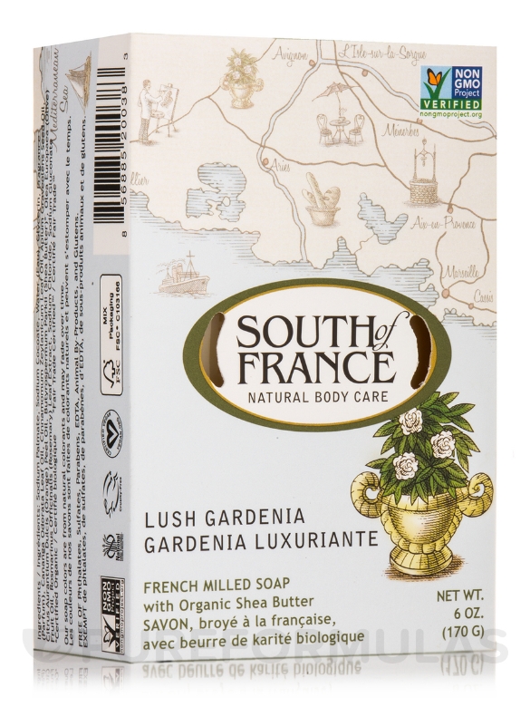 Bar Soap Oval Lush Gardenia - 6 oz (170 Grams)