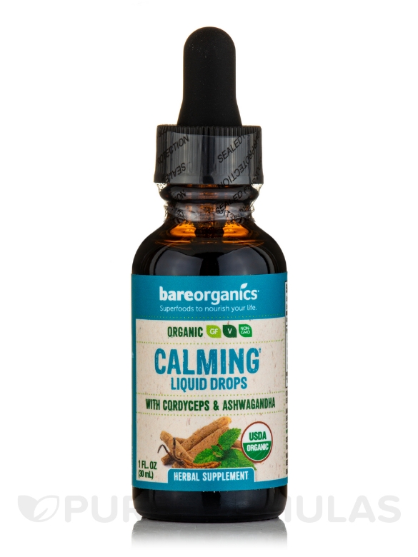 Organic Calming Liquid Drops - 1 fl. oz (30 ml)