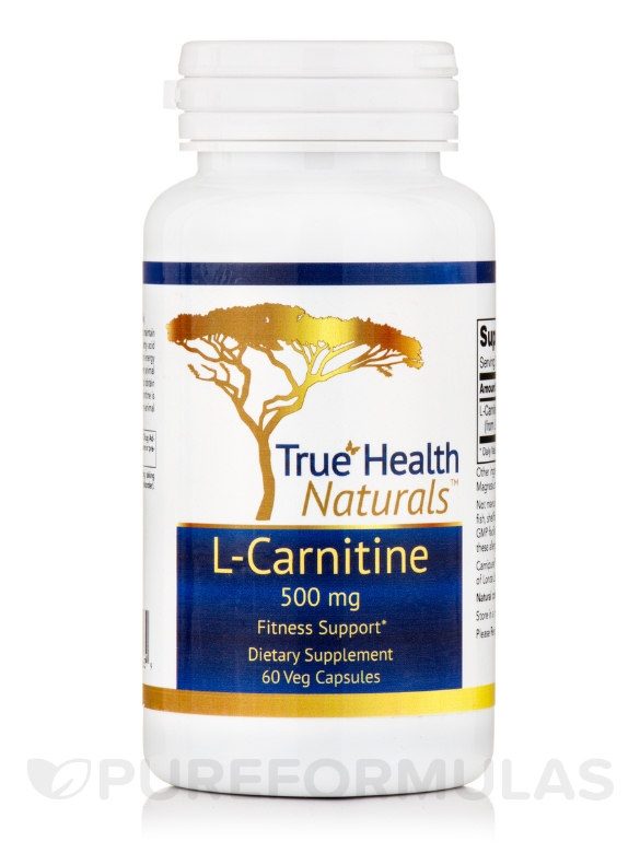 L-Carnitine 500 mg - 60 Vegetarian Capsules