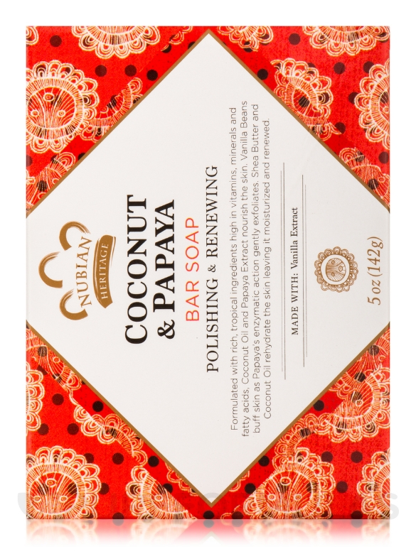 Coconut & Papaya Bar Soap - 5 oz (142 Grams) - Alternate View 4