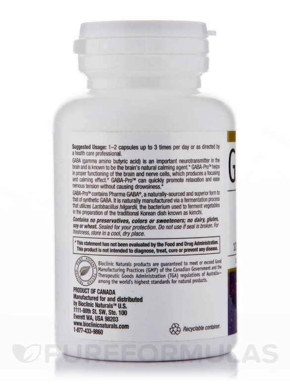 GABA-Pro 100 mg - 90 Vegetarian Capsules - Alternate View 2