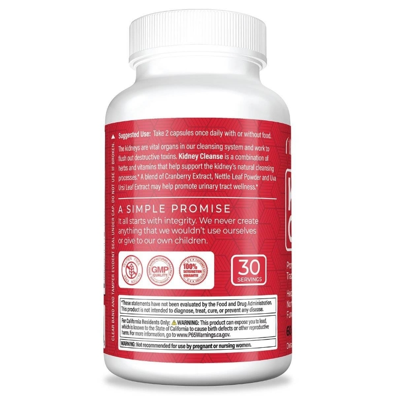 Kidney Cleanse™ - 60 Capsules - Alternate View 2