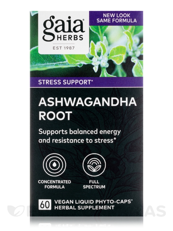 Ashwagandha Root - 60 Vegan Liquid Phyto-Caps® - Alternate View 3