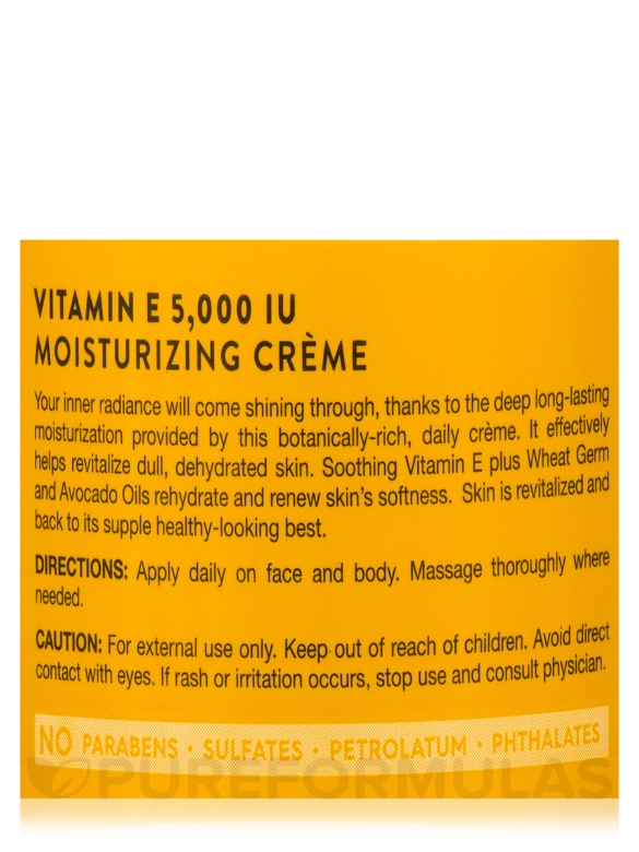 Revitalizing Vitamin E Moisturizing Creme 5