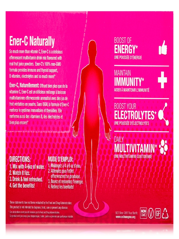 Ener-C Raspberry - 1 Box of 30 Packets - Alternate View 8