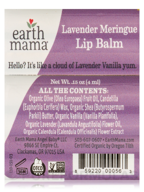 Lavender Meringue Lip Balm - 0.15 oz (4 ml) - Alternate View 5