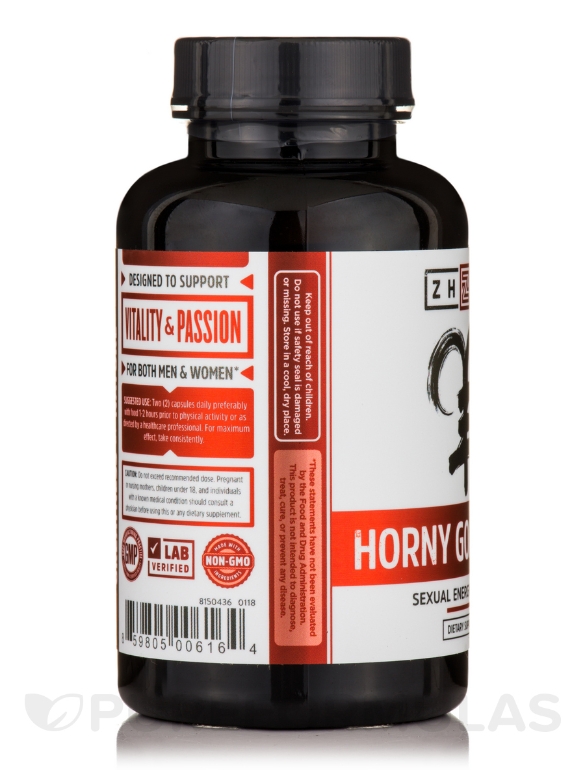 Horny Goat Weed - 60 Veggie Capsules - Alternate View 4