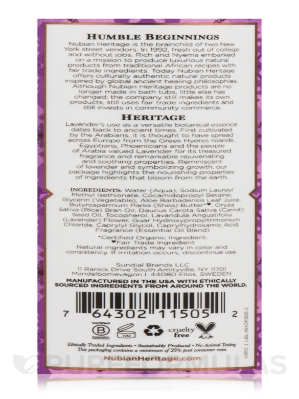 Lavender & Wildflowers Body Wash - 13 fl. oz (384 ml) - Alternate View 2