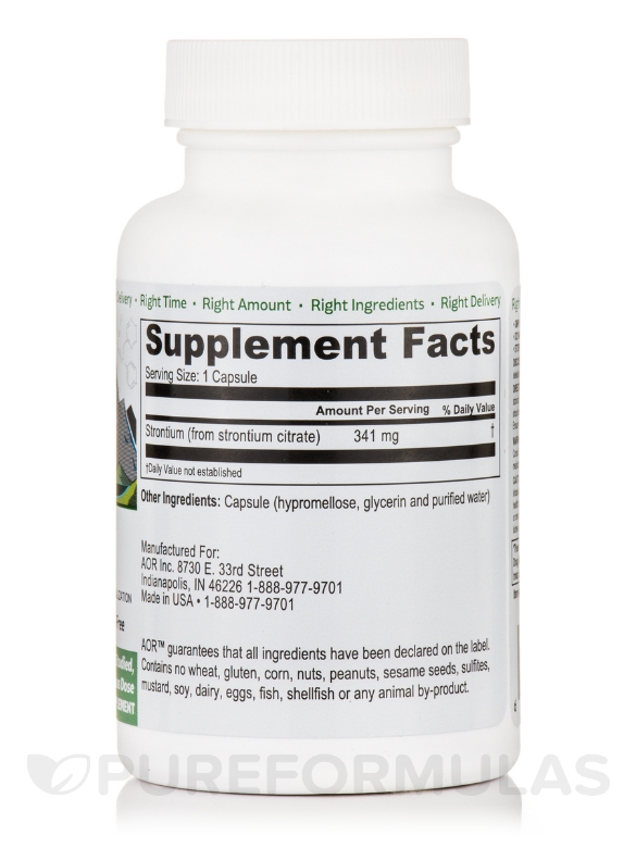 Strontium Support II™ - 60 Vegan Capsules - Alternate View 1