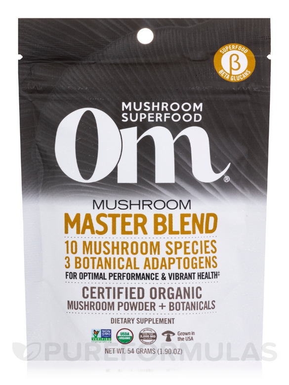 Organic Mushroom Master Blend - 1.90 oz (54 Grams)