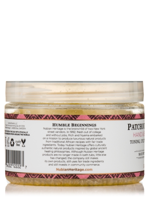 Patchouli & Buriti Hand & Body Scrub - 12 oz (340 Grams) - Alternate View 4