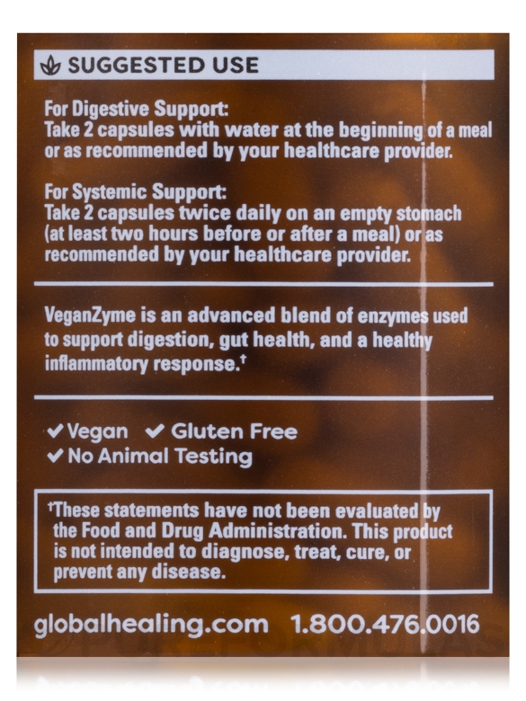 Veganzyme® - 120 Capsules - Alternate View 4