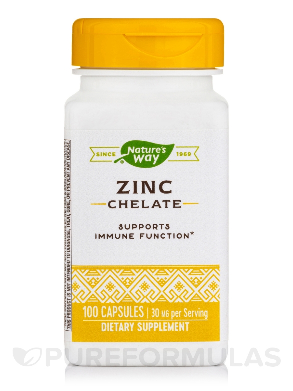 Zinc Chelate - 100 Capsules