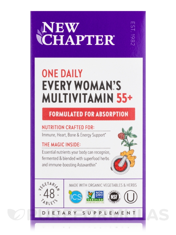 Every Woman's One Daily 55+ Multivitamin - 48 Vegetarian Tablets - Alternate View 3