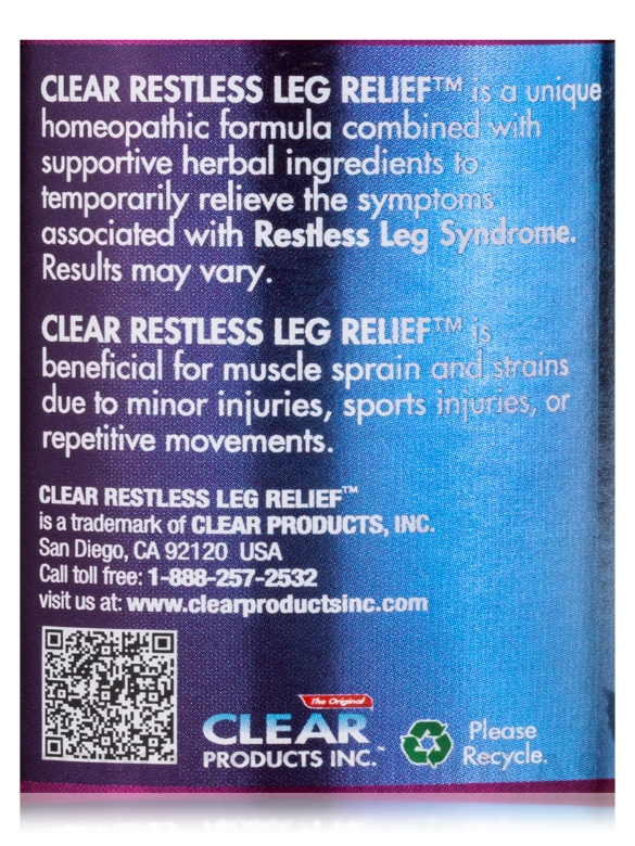 Clear Restless Leg Relief™ - 60 Capsules - Alternate View 5