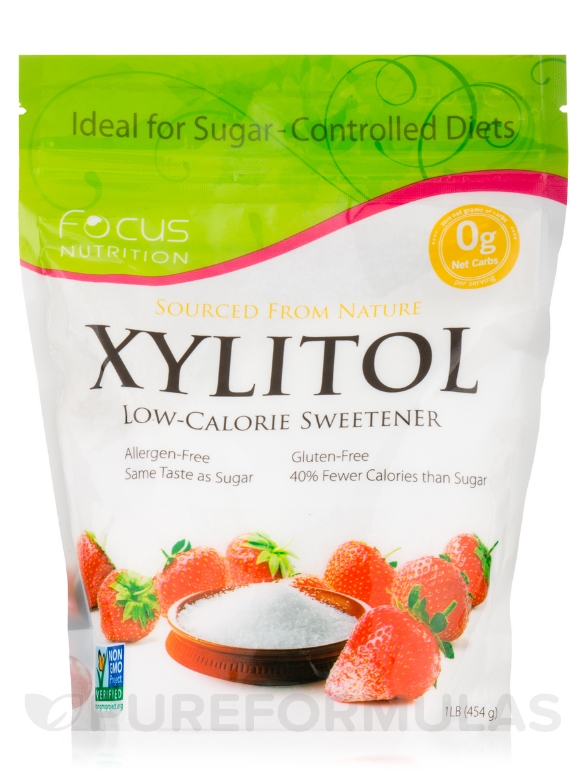 Xylitol Low-Calorie Sweetener - 1 lb (454 Grams)