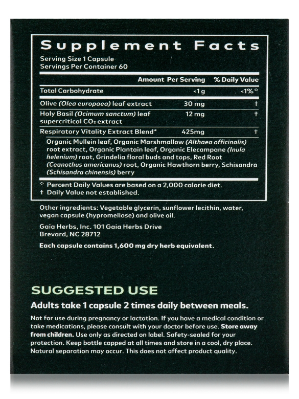 Mighty Lungs™ - 60 Vegan Liquid Phyto-Caps® - Alternate View 7