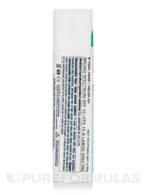 Lip Balm - Spearmint SPF 15 - 0.15 oz (4.25 Grams) - Alternate View 2