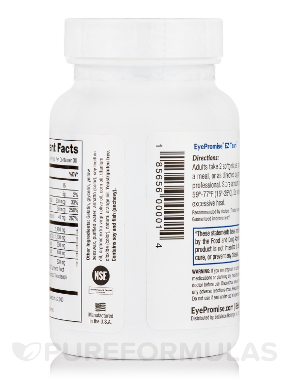 EZ Tears™ - 60 Softgels - Alternate View 2