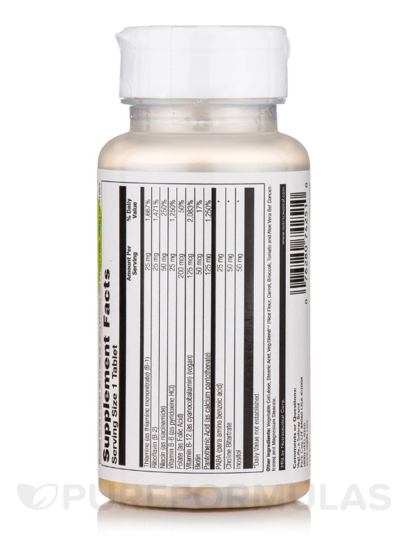 Vegan B Complex - 100 Tablets - Alternate View 2