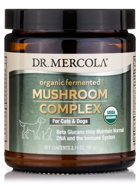 Organic Mushroom Complex for Cats & Dogs - 2.1 oz (60 Grams)