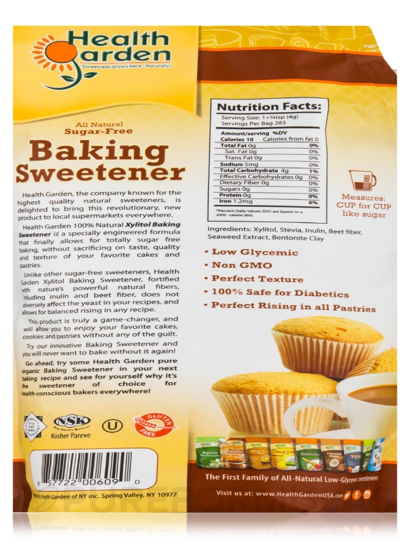 Baking Sweetener - 2.2 lbs (35 oz / 963 Grams) - Alternate View 2