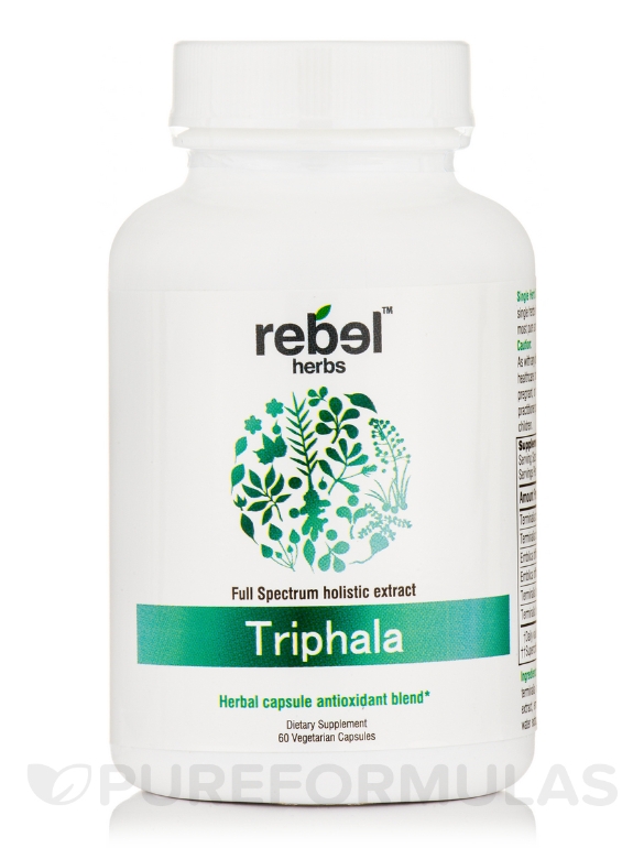 Triphala Capsules - 60 Vegetarian Capsules - Alternate View 6