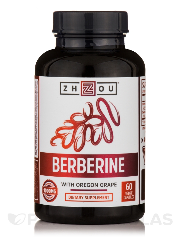 Berberine 1000 mg - 60 Veggie Capsules