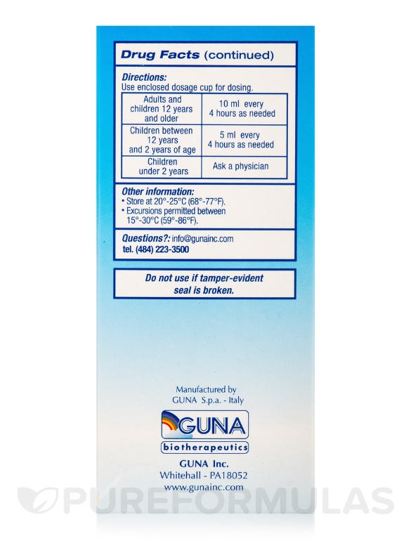 Guna-Cough Syrup - 5.07 oz (150 ml) - Alternate View 4