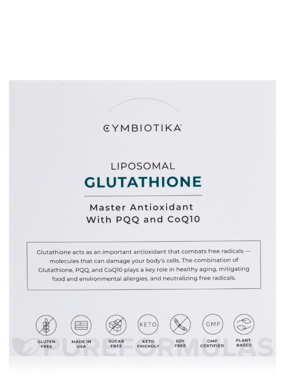 Liposomal Glutathione - 25 Servings (25 x 5 ml Pouches) - Alternate View 5