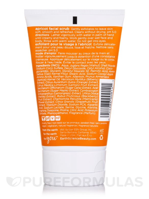 Apricot Gentle Facial Scrub Cream - 4 fl. oz (118 ml) - Alternate View 1