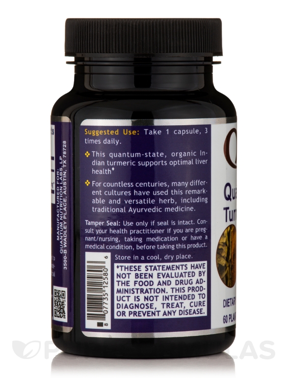 Quantum Turmeric - 60 Plant-Source Capsules - Alternate View 4