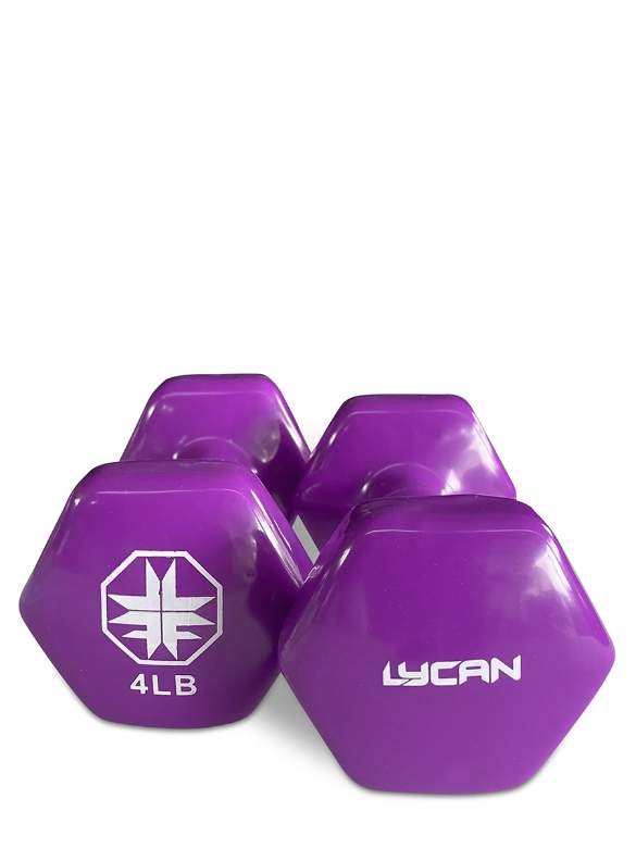 Vinyl Covered Mini Dumbbell - 4 lb Pair