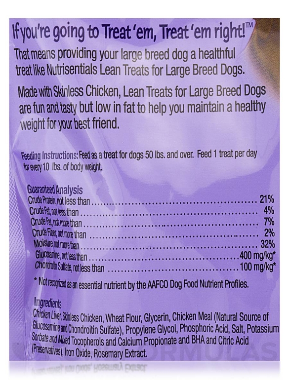 Nutrisentials® Lean Treats for Large Breed Dogs - 10 oz (283 Grams) - Alternate View 2