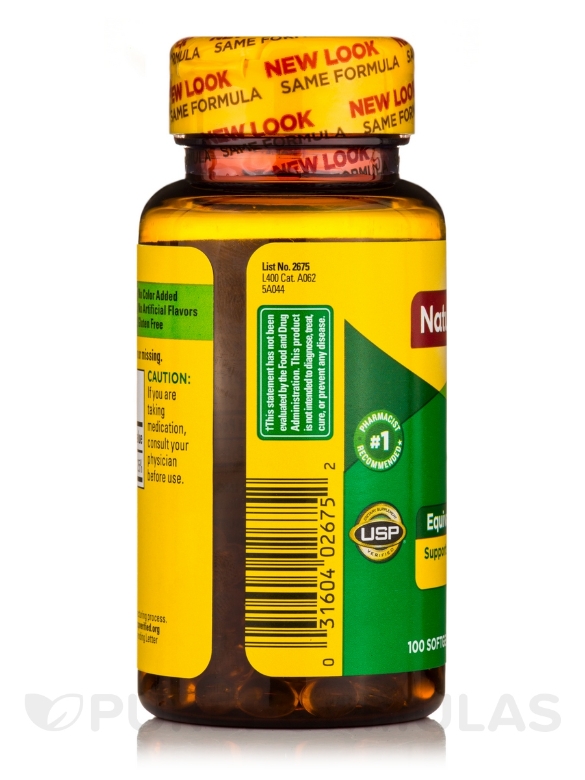 Vitamin D3 25 mcg (1000 IU) - 100 Softgels - Alternate View 3